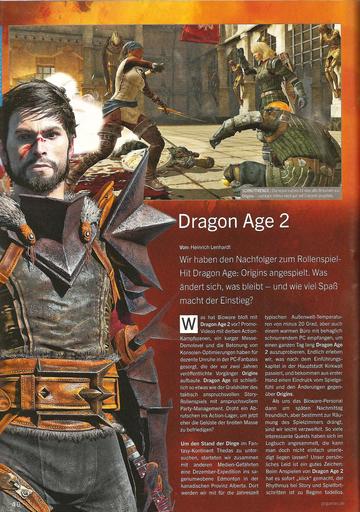 Dragon Age II - Расшифровка превью от германского PC Games